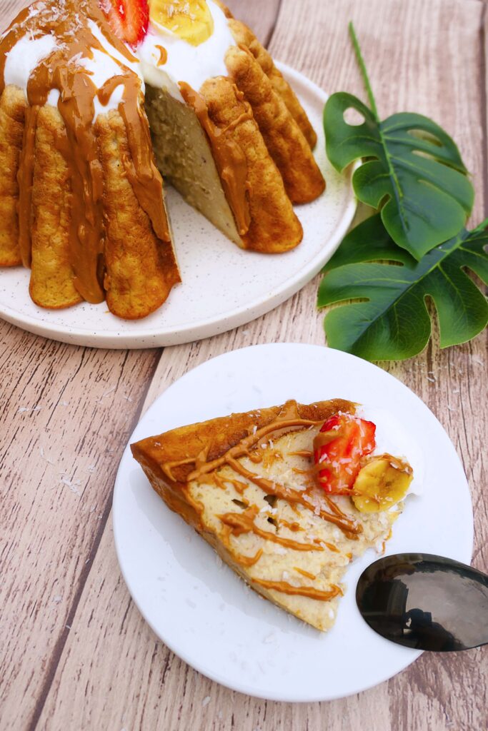 flan fondant banane vanille psyllium blond digestion facile sans gluten