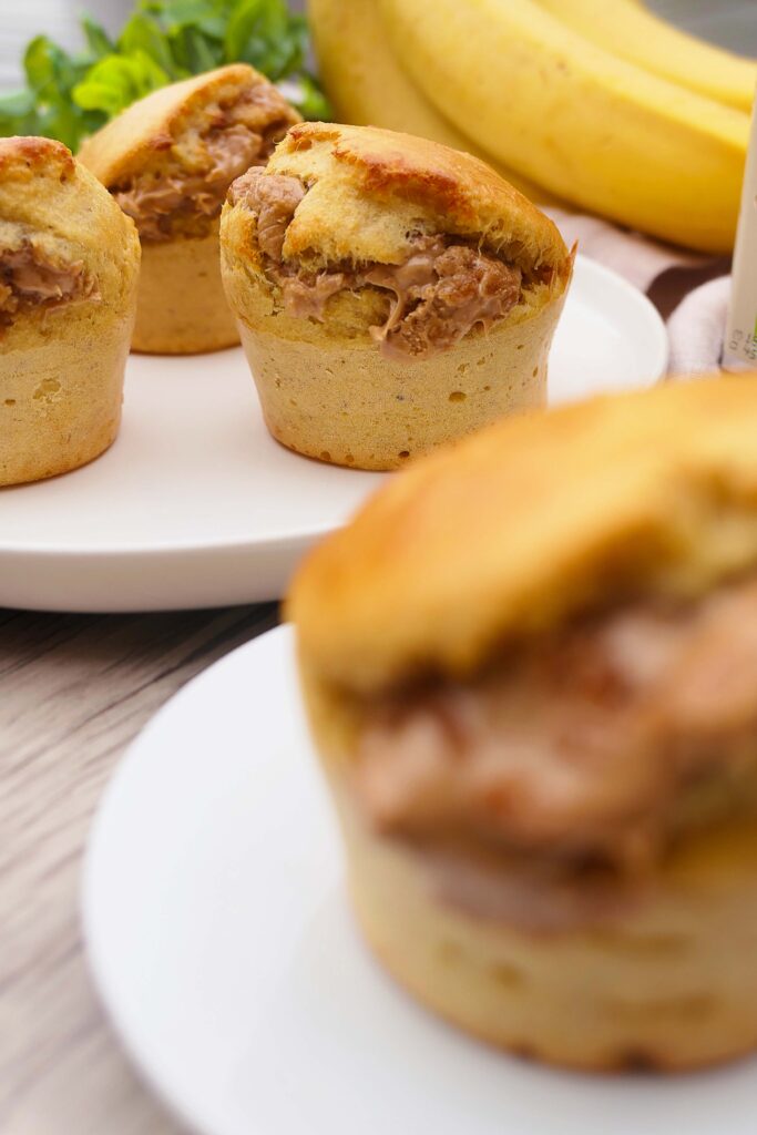 muffins healthy cœur coulant nocciolata bianca psyllium blond digestion facile