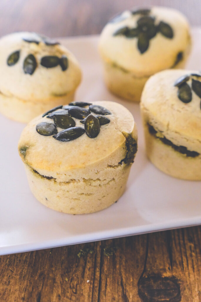 muffins coeur coulant graines de courge healthy digestion facile psyllium blond