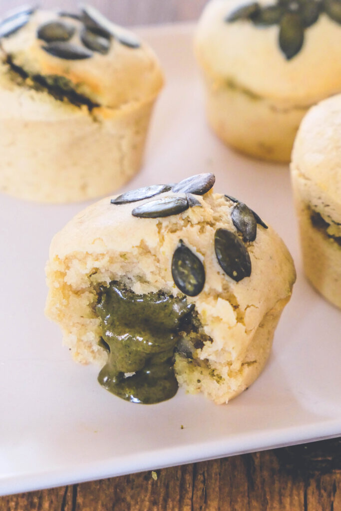 muffins coeur coulant graines de courge healthy digestion facile psyllium blond