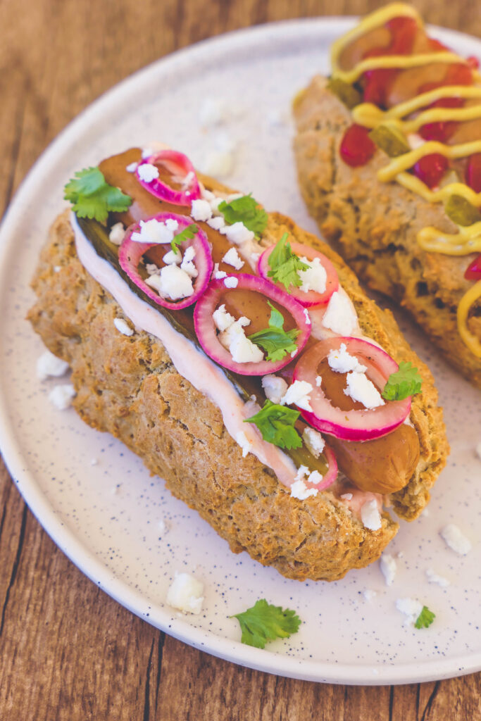 hot dog healthy sans gluten psyllium blond facile rapide