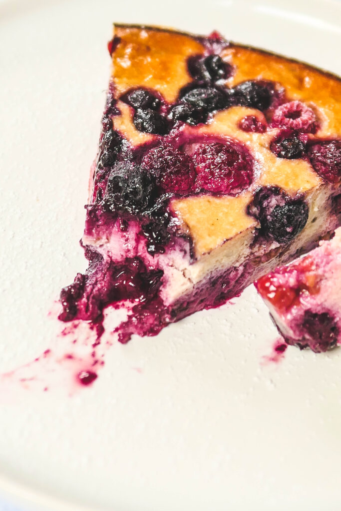 flan aux fruits rouges psyllium blond healthy facile digeste anti constipation