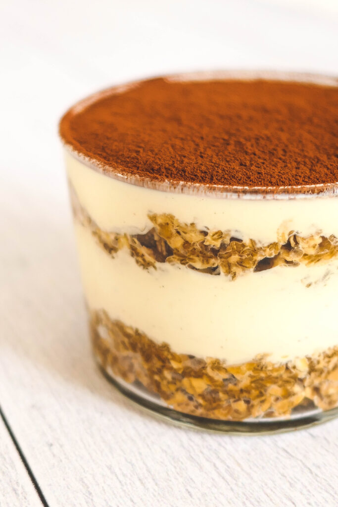 tiramisu sain healthy léger psyllium blond facile rapide digestion perte de poids