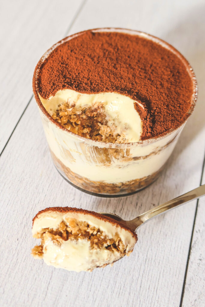 tiramisu sain healthy léger psyllium blond facile rapide digestion perte de poids