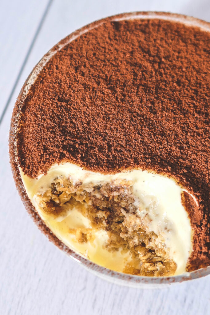 tiramisu sain healthy léger psyllium blond facile rapide digestion perte de poids