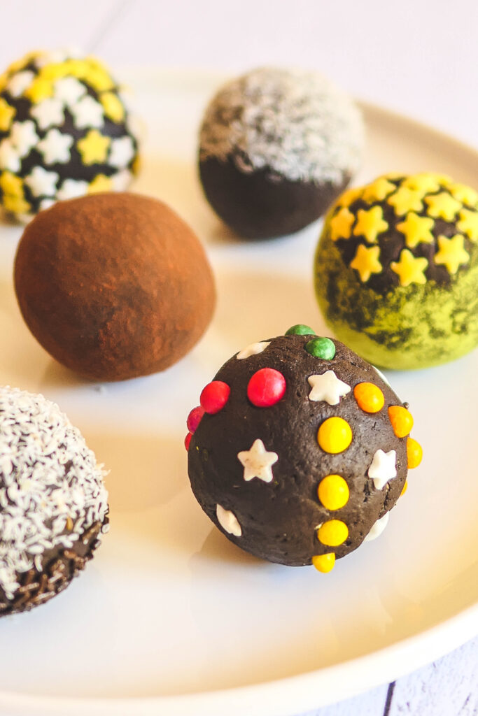 truffes chocolat noel cake pop maison facile healthy psyllium blond riche en fibres
