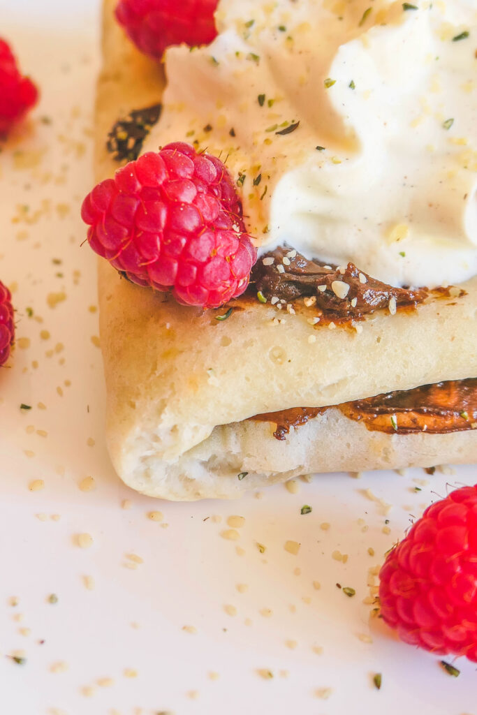 crepe vegan 4 ingrédients extra moelleuses express facile digestion psyllium blond