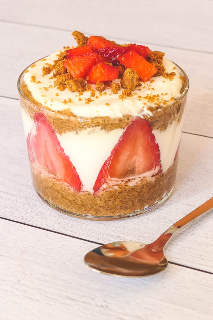 tiramisu fraise spéculos healthy psyllium blond facile gourmand digestion