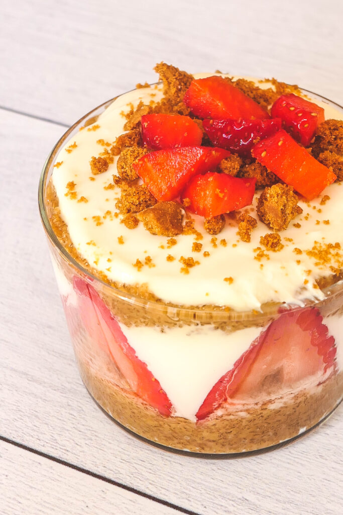 tiramisu fraise spéculos healthy psyllium blond facile gourmand digestion