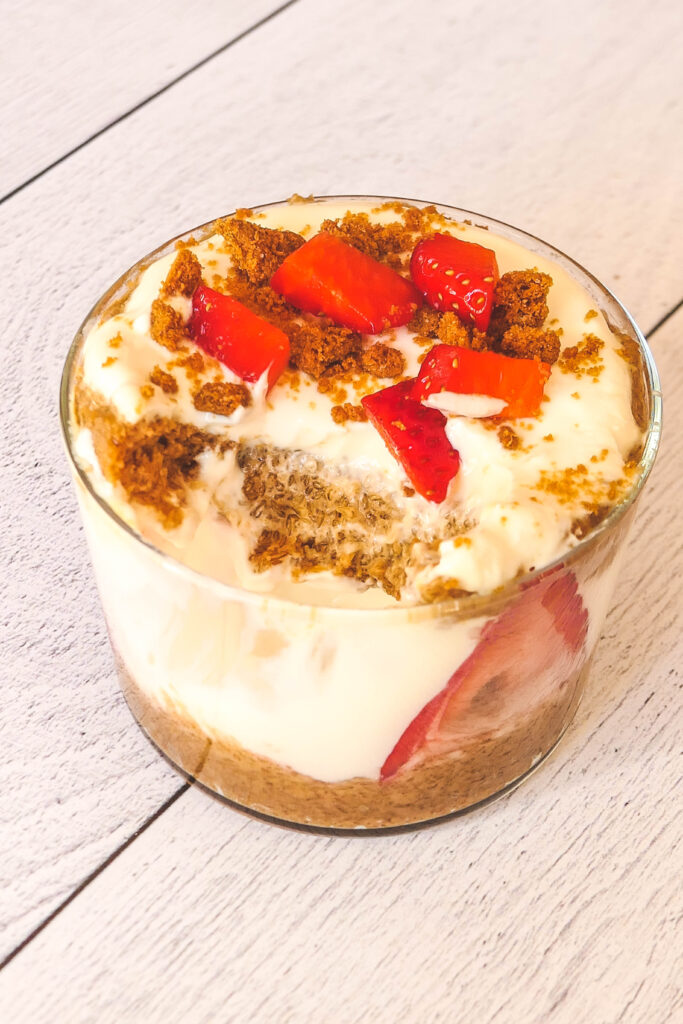 tiramisu fraise spéculos healthy psyllium blond facile gourmand digestion
