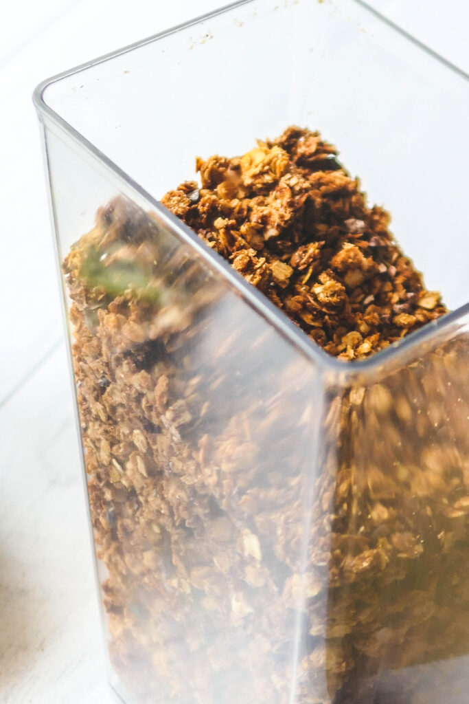 granola maison amande chocolat psyllium blond digestion facile riche en fibres healthy