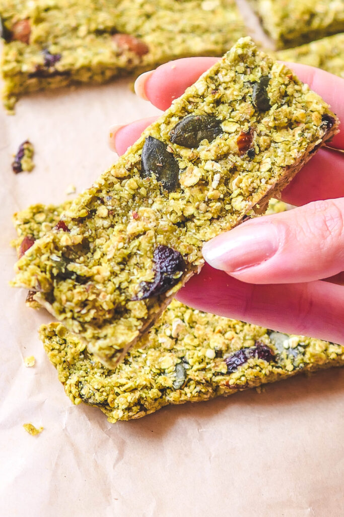 barres protéines au thé matcha healthy psyllium blond riche en fibres