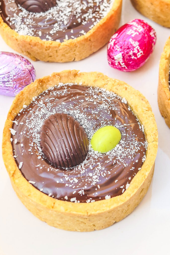 tartelettes chocolat pâques gourmand healthy psyllium blond sans gluten