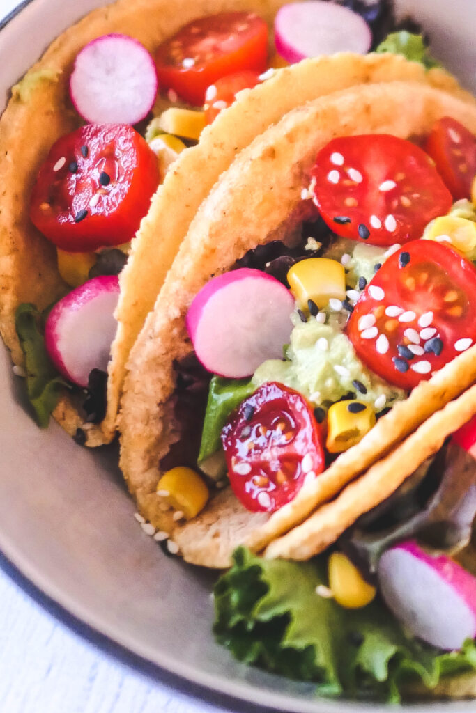 tacos farine de mais vegan sans gluten psyllium blond healthy digestion facile