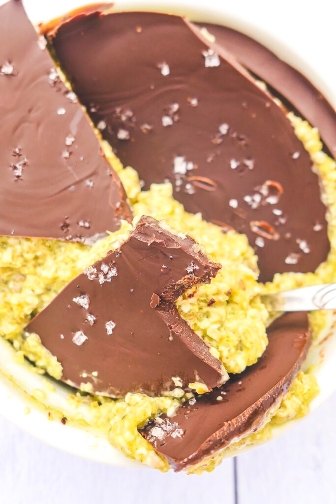 matcha overnight oat porridge du lendemain healthy facile gourmand psyllium blond digeste